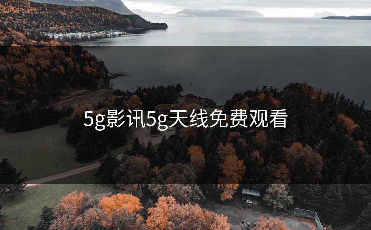 5g影讯5g天线免费观看
